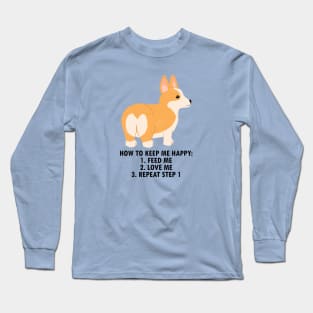 Corgi Guidebook Long Sleeve T-Shirt